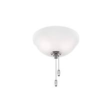 White Ceiling Fan Bowl Led Light Kit
