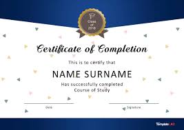 023 Certificateofcompletion Certificate Award Template