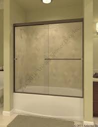 Over Tub Sliding Shower Door