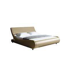 Naples Sleigh Bed Frame Upholstered