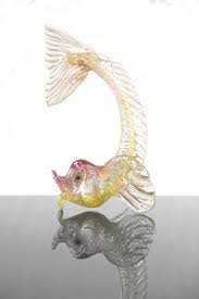 Murano Art Glass Fish Sculpture Italy