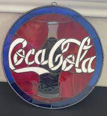 Vintage Coca Cola Red Blue Bottle