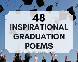 graduation poems inspirational verses