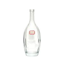 375ml Oval Shaped Glass Bottle Crystal