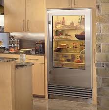 vignette design glass door refrigerators