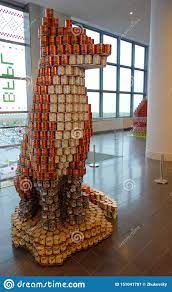 Food Sculpture Presented at 26th Annual NYC Canstruction Competition in  Brookfield Place in New York Editorial Photography - Image of canned,  place: 151041787