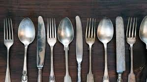 to clean silver cutlery and utensils