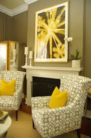 hot color combo yellow gray