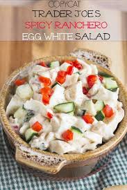 y ranchero egg white salad