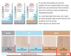 Clairol Professional Toner Color Chart Best Picture Of