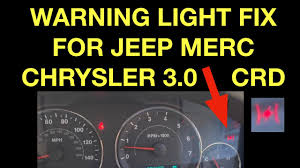 jeep merc chrysler 3 0 crd warning