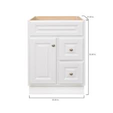 An extensive selection of unique bathroom vanities, unmatched construction and material quality, most competitive prices. Glacier Bay Hampton 24 In W X 21 In D X 33 5 In H Bathroom Vanity Cabinet Only In White Hwh24dy The Home Depot