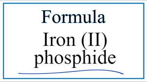 the formula for iron ii phosphide