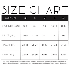 Size Chart This And That Fashion