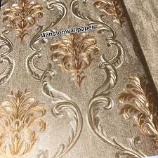 Wallpaper Dinding Murah Klasik Gold