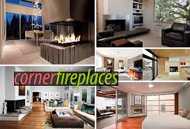 Sleek Corner Fireplaces With Modern