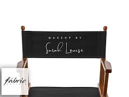 makeup chair and directors chair