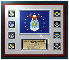 framed air force flag gift 16 x 20
