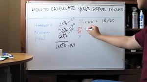 how to calculate your grade in a cl