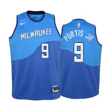 Creative like the people known for. Milwaukee Bucks 9 Bobby Portis 2020 21 City Edition Blue Jersey Kids