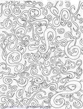 Free Doodle Art Abstract Coloring Page Swirls Coloring