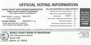 recently receive a voter registration