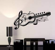 Vinyl Wall Decal Guitar Al Art