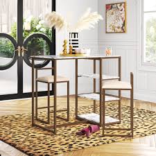 yves dining set with 2 chairs by