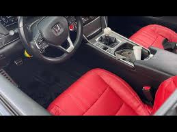 2019 Honda Accord Red Seat Cover