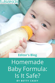homemade baby formula is it safe
