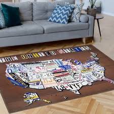 non slip indoor outdoor area rug carpet