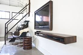 Minimal Floating Tv Wall Desk | Interior Leo
