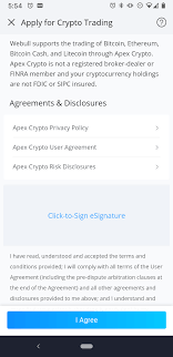Cryptocurrency execution and custody services are provided by apex crypto llc (nmls id 1828849) through a software licensing agreement between apex crypto llc and webull crypto llc. Applying For Cryptocurrency Trading This Seems Sketchy Does Anyone Agree Webull