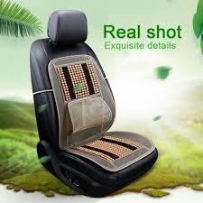 Car Seat Cover Wooden Beaded Car Driver
