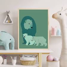 Polar Bear Art Work Felt