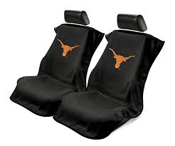 Pair Of Black Towel Seat Covers With