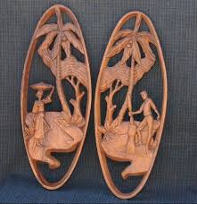 Carved Wood Of Philippine Scenes
