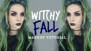 dark witchy fall makeup tutorial