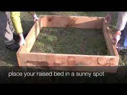 to build a raised vegetable garden bed