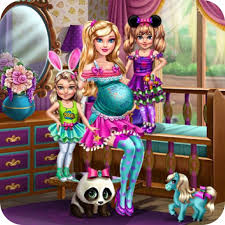 barbie with twins play free at