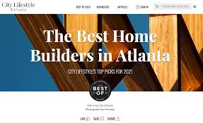 city lifestyle names us best home builder