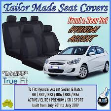 Truefit Black Seat Covers For Hyundai