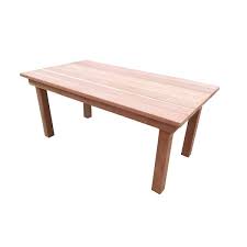 9 Ft Redwood Outdoor Dining Table