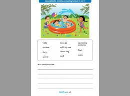 Swimming Pool Writing Prompt And Template For Ks1 English