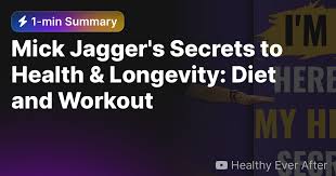 health longevity t and workout