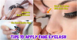 false eyelashes for makeup beginners