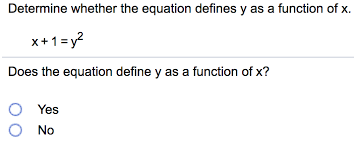 Equation Defines Y