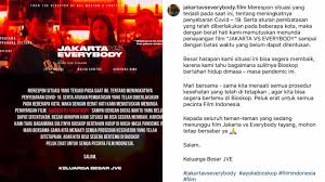 Download film nonton film streaming movie subtitle indonesia. Pemutaran Jakarta Vs Everybody Kembali Ditunda Fans Kecewa