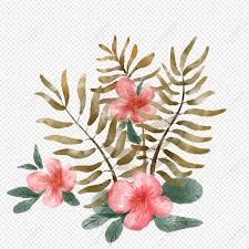 watercolor fresh summer flower png free