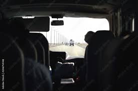 Bus On Highway Coach Shuttle Or